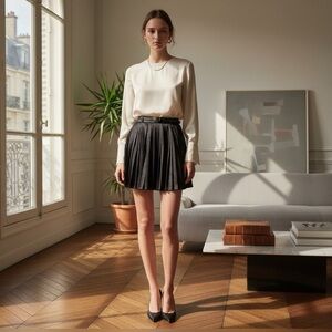 Aritzia Talula pleated skirt size small